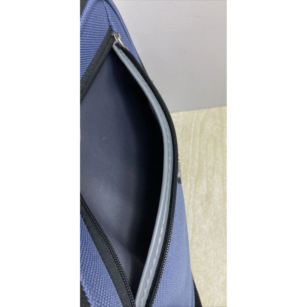 Protocol Laptop Overnight Travel Case w Crossbody Strap Blue